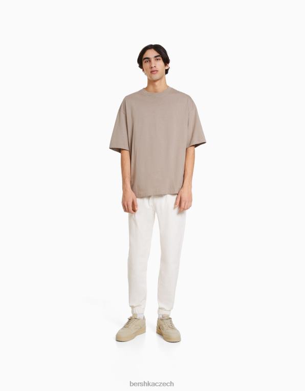 muži Bershka barevné jogger džíny P88443156 oblečení bílý