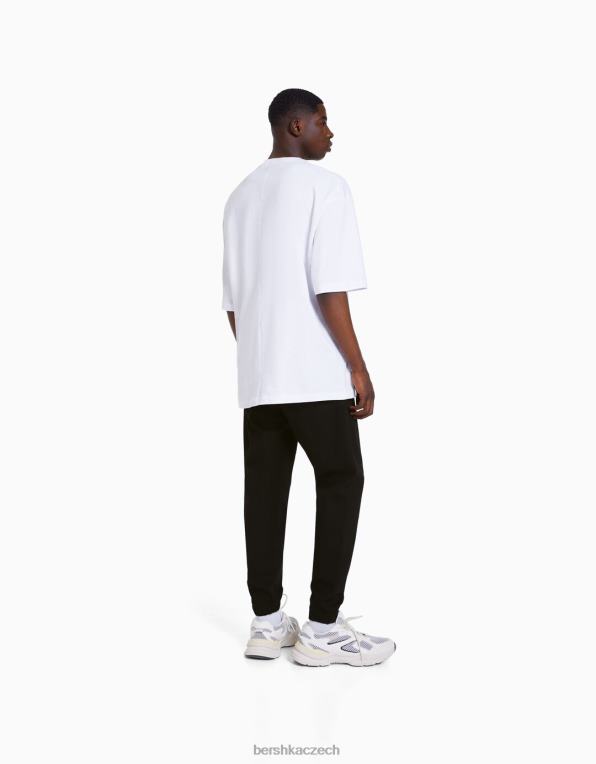 muži Bershka jogger džíny P88443178 oblečení Černá
