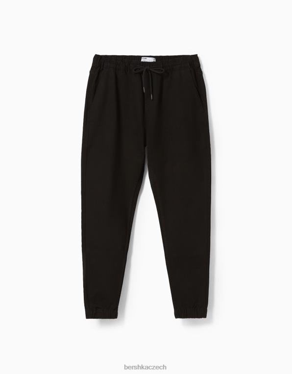 muži Bershka jogger džíny P88443178 oblečení Černá