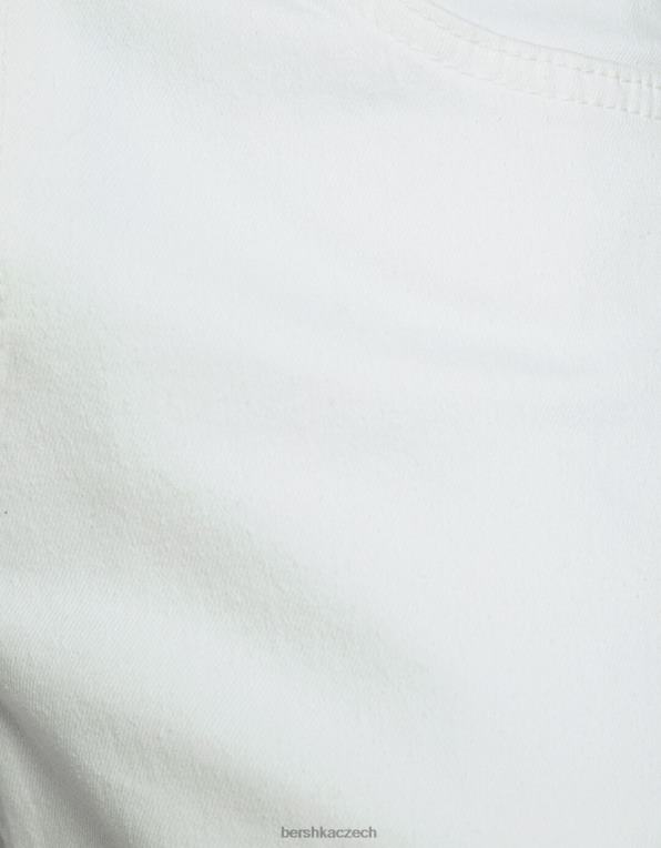 muži Bershka super úzké džíny P88443154 oblečení bílý