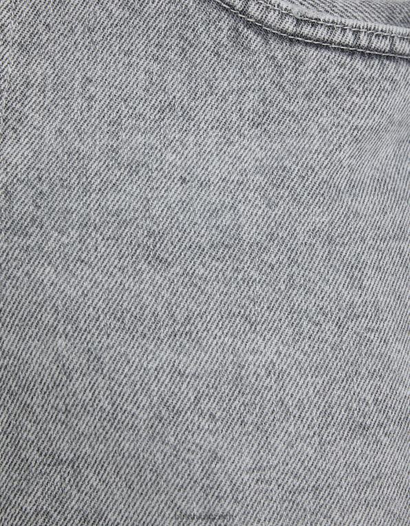 muži Bershka vintage džíny rovného střihu P88443142 oblečení Šedá