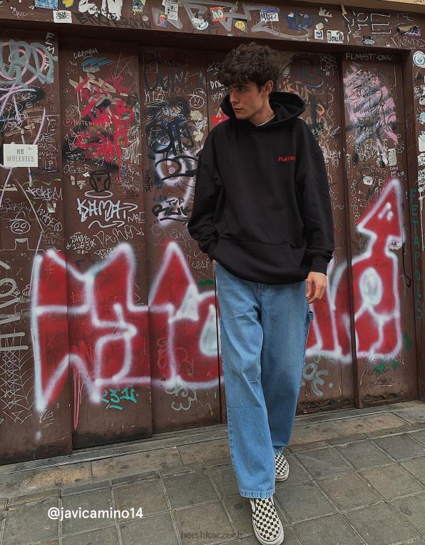 muži Bershka volné carpenter džíny P88443175 oblečení světle modrá