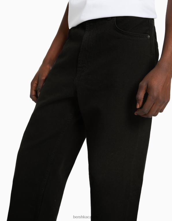 muži Bershka volné džíny P88443111 oblečení Černá