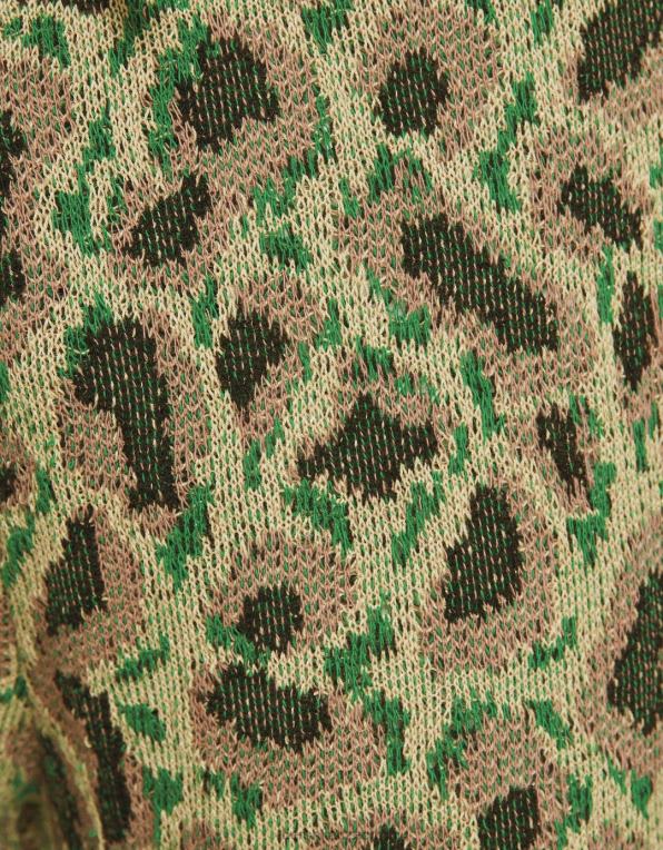 muži Bershka bermudské tepláky se žakárovým potiskem P88443353 oblečení khaki