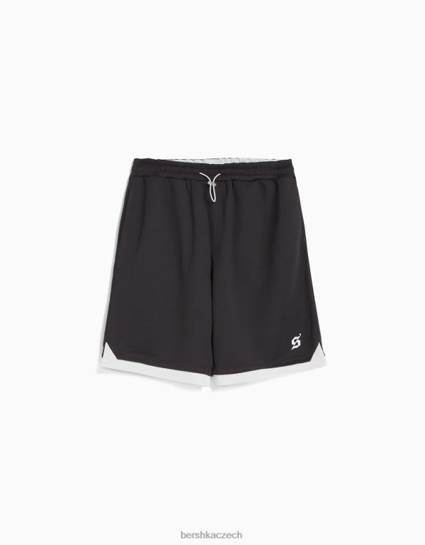 muži Bershka síťované bermudy P88443299 oblečení Šedá