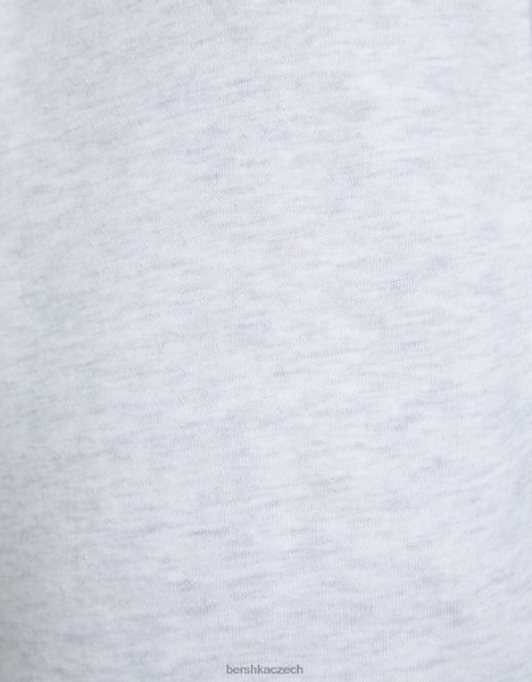 muži Bershka základní plyšové bermudy P88443320 oblečení Šedá