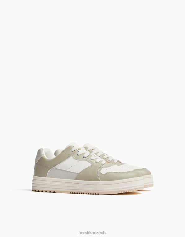 muži Bershka kontrastní tenisky P88443490 obuv výhradní