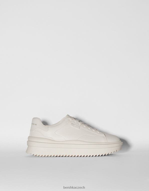 muži Bershka tenisky s tlustou podrážkou P88443499 obuv bílý
