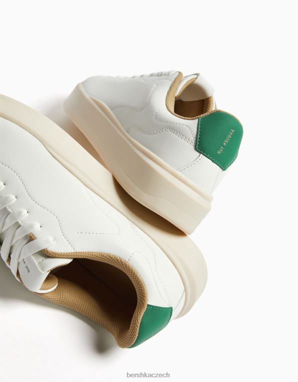 muži Bershka tenisky v retro stylu P88443483 obuv ecru