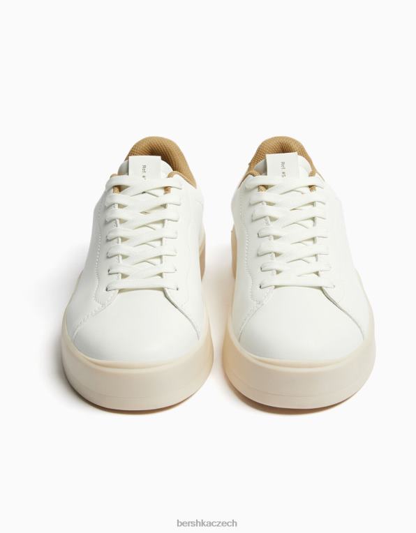muži Bershka tenisky v retro stylu P88443483 obuv ecru