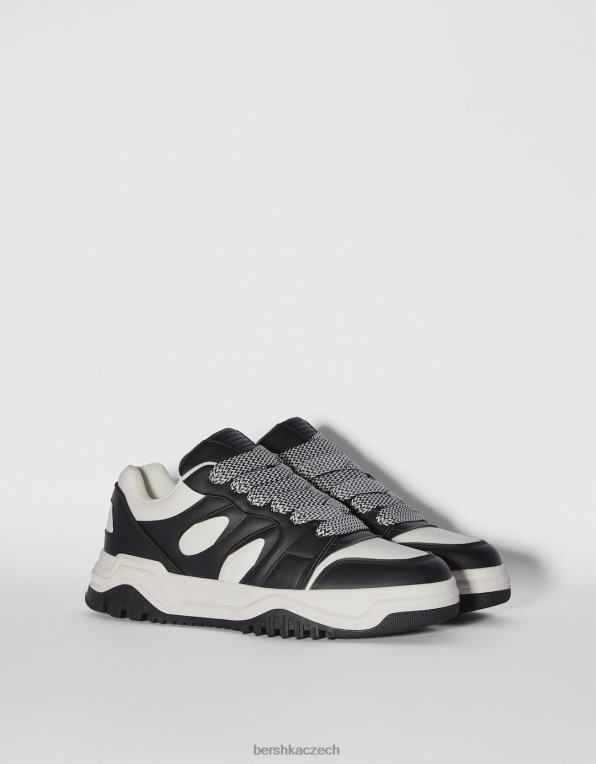 muži Bershka tlusté tenisky P88443494 obuv Černá
