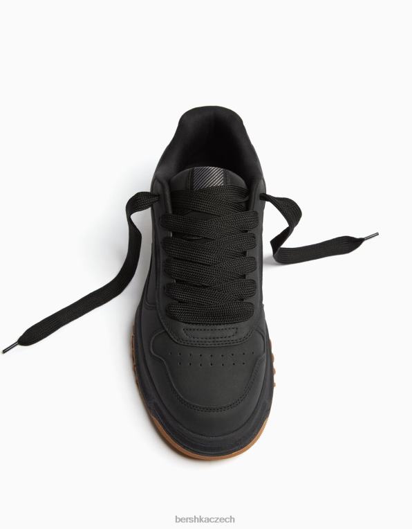 muži Bershka tlusté tenisky P88443495 obuv Černá