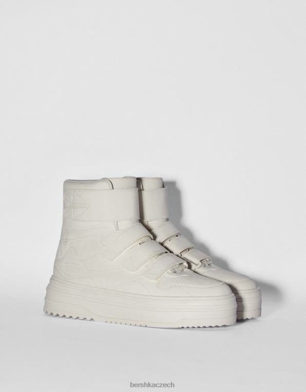 muži Bershka vysoké tenisky P88443487 obuv ecru