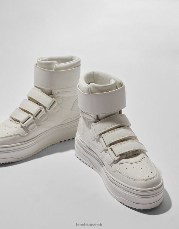 muži Bershka vysoké tenisky P88443487 obuv ecru