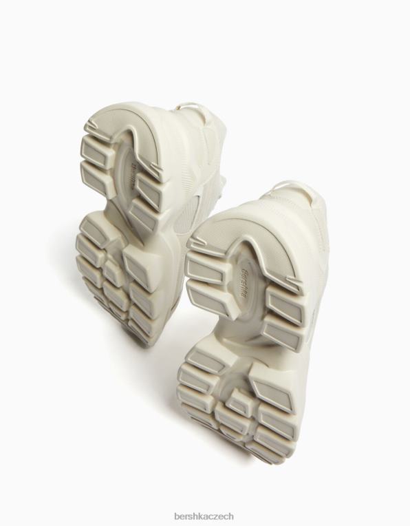 muži Bershka kontrastní síťované tenisky P88443529 obuv písek