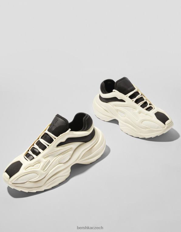 muži Bershka tenisky s technickými kousky P88443512 obuv bílý