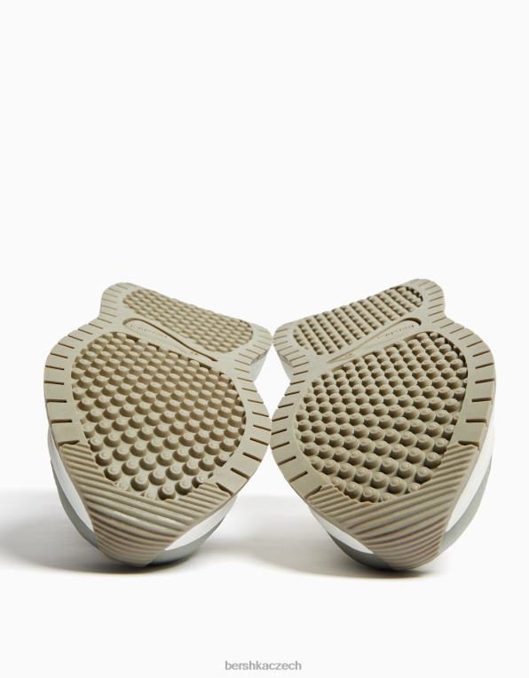 muži Bershka tenisky ze síťoviny se silnou podrážkou P88443518 obuv jiný
