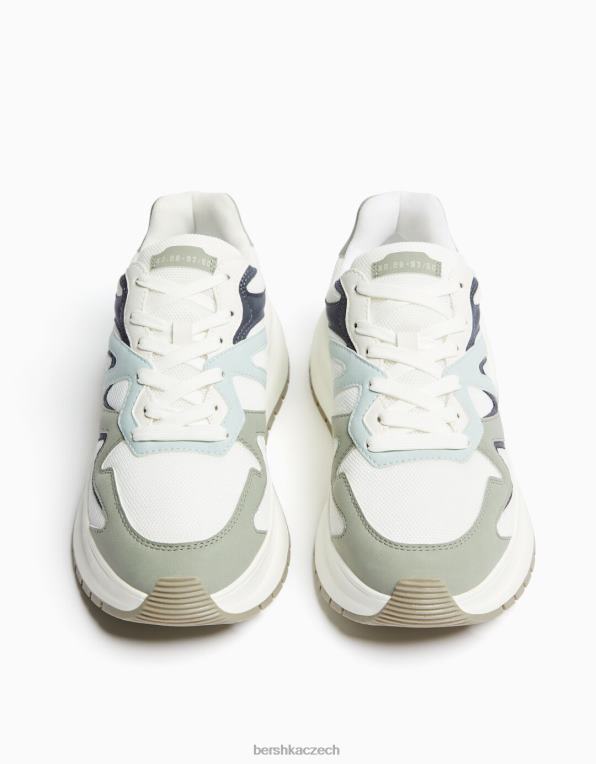 muži Bershka tenisky ze síťoviny se silnou podrážkou P88443518 obuv jiný