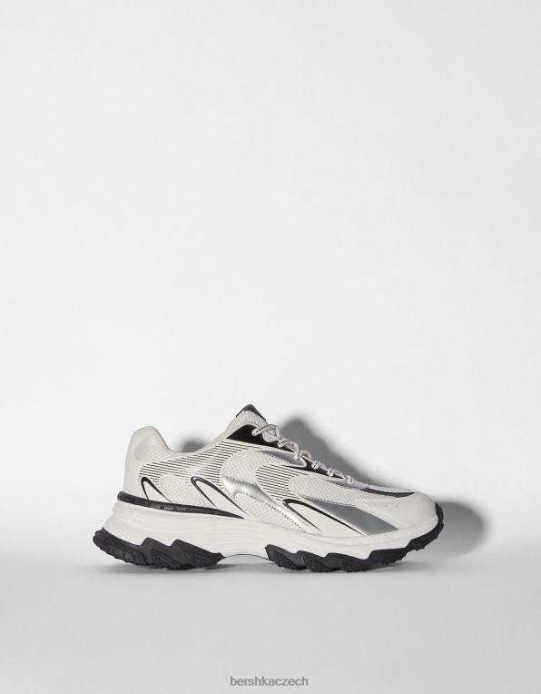muži Bershka vícedílné tenisky P88443516 obuv bílý