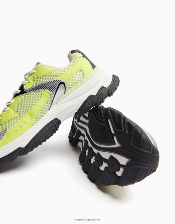 muži Bershka vícedílné tenisky P88443517 obuv Limetka