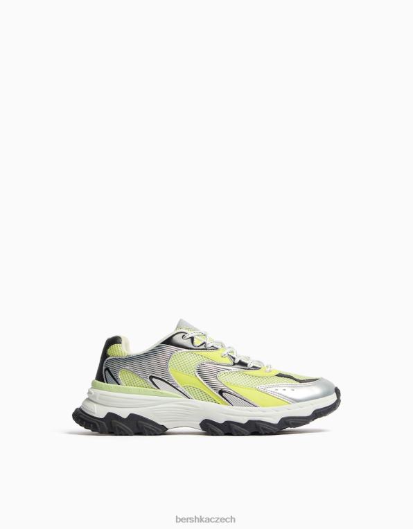 muži Bershka vícedílné tenisky P88443517 obuv Limetka