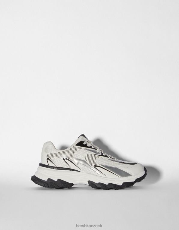 muži Bershka vícedílné tenisky P88443533 obuv bílý