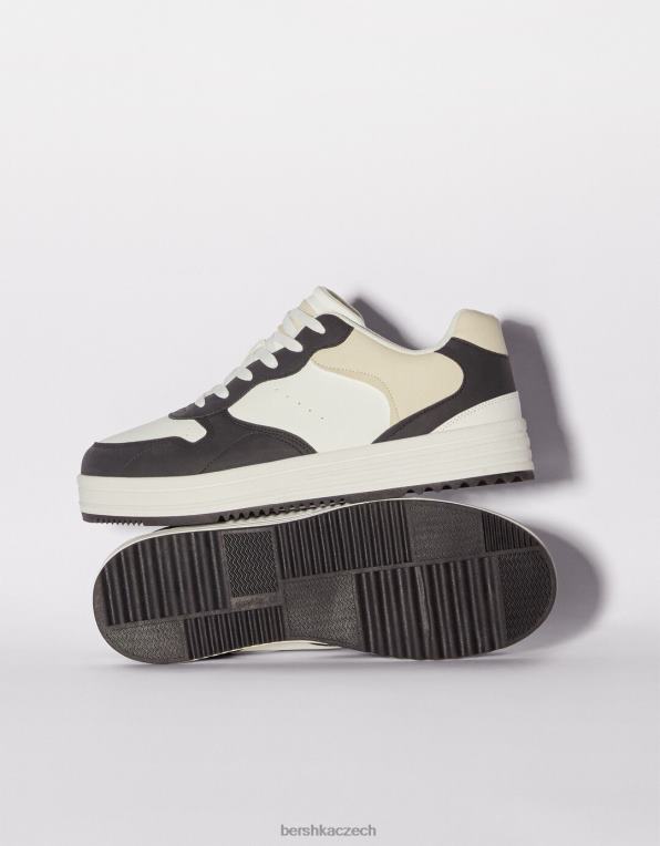 muži Bershka vícevrstvé tenisky P88443459 obuv Černá