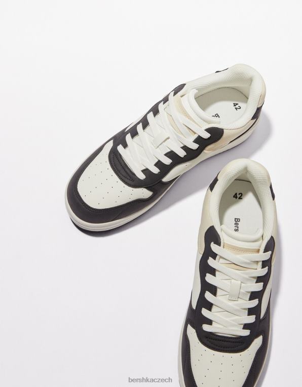 muži Bershka vícevrstvé tenisky P88443459 obuv Černá