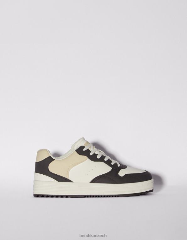 muži Bershka vícevrstvé tenisky P88443459 obuv Černá