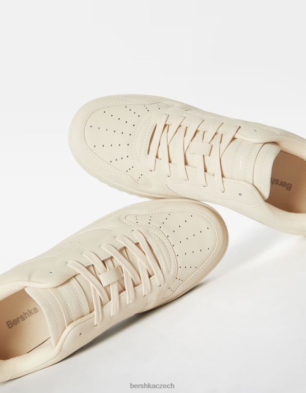 muži Bershka vícevrstvé tenisky P88443465 obuv krém
