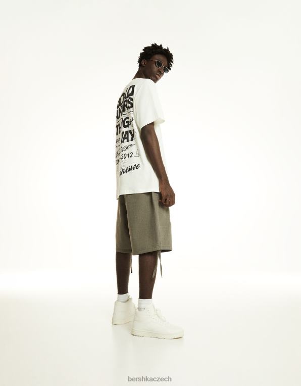 muži Bershka vysoké tenisky P88443464 obuv bílý