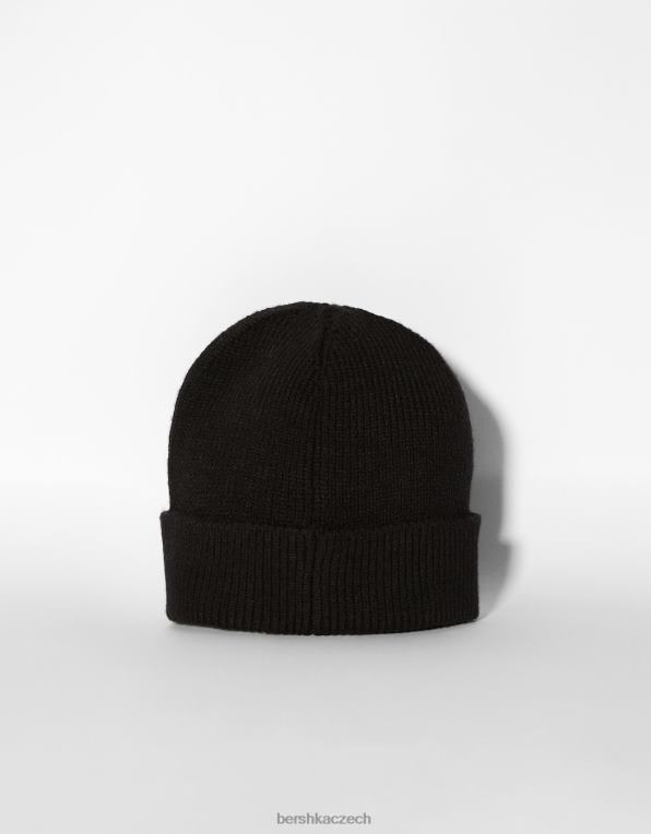 muži Bershka krátká čepice P88443623 Příslušenství Černá