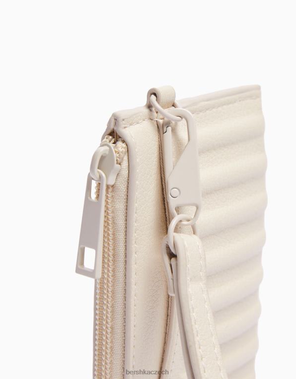 muži Bershka pouzdro na karty z umělé kůže s páskem P88443609 Příslušenství krém