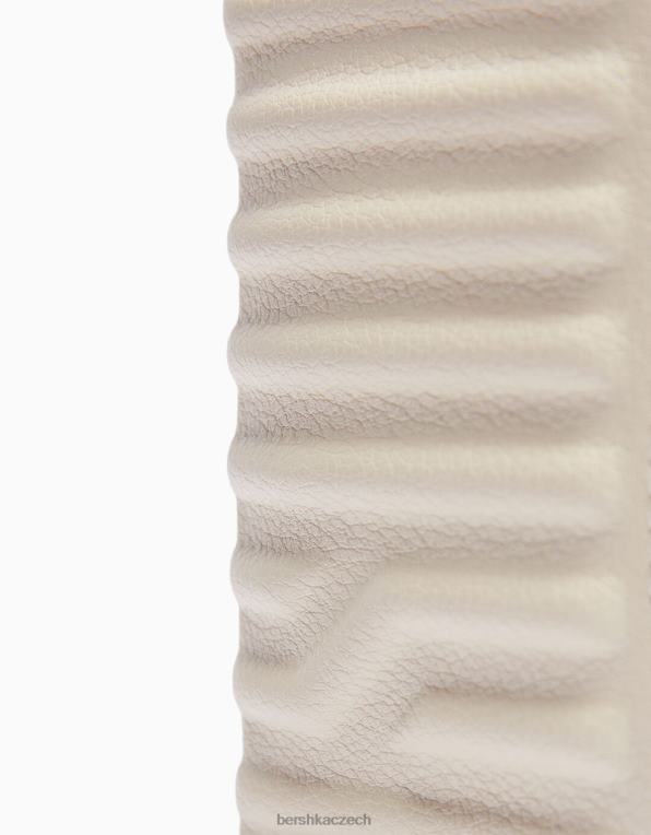 muži Bershka pouzdro na karty z umělé kůže s páskem P88443609 Příslušenství krém