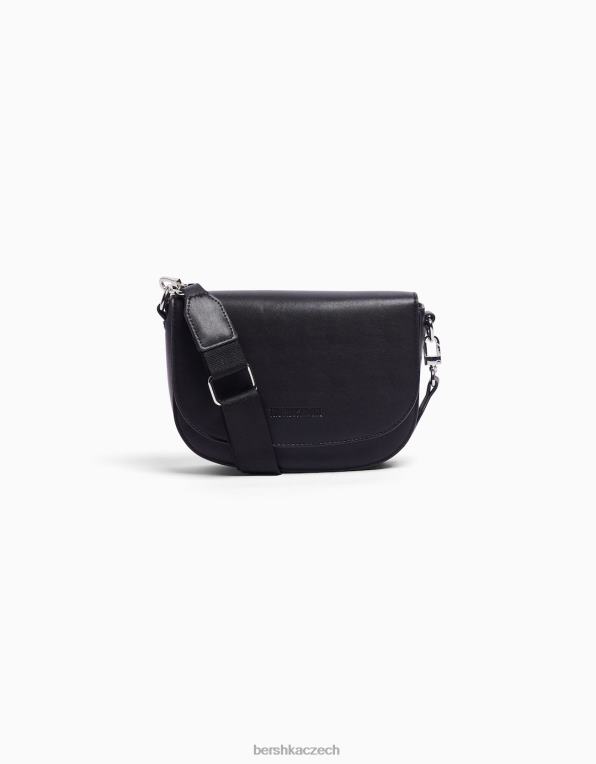 muži Bershka crossbody kabelka s klopou P88443604 Příslušenství Černá