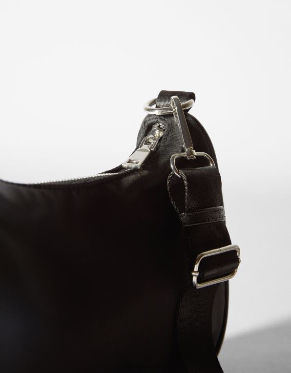 muži Bershka crossbody kabelka s popruhem P88443589 Příslušenství Černá