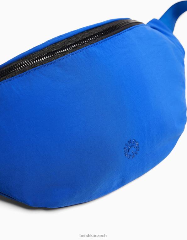 muži Bershka technický fanny pack P88443596 Příslušenství modrý