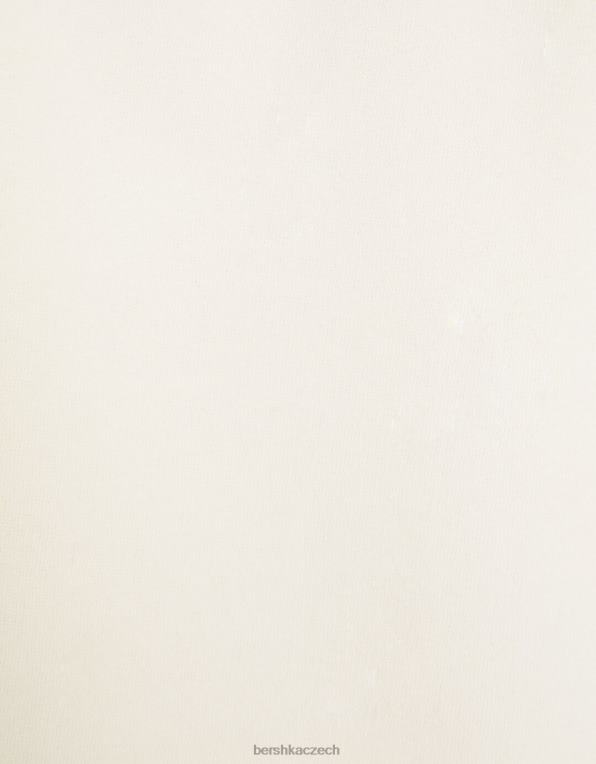 muži Bershka oversize mikina s kapucí P88442953 oblečení špinavě bílé