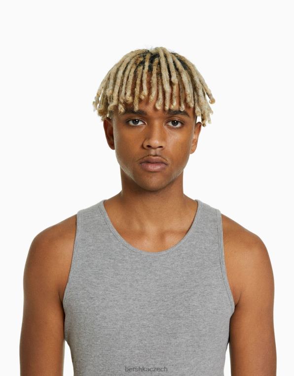 muži Bershka balení 2 tílek P88442804 oblečení vícebarevný