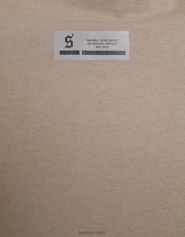 muži Bershka oversize tričko bez rukávů P88442810 oblečení Šedá