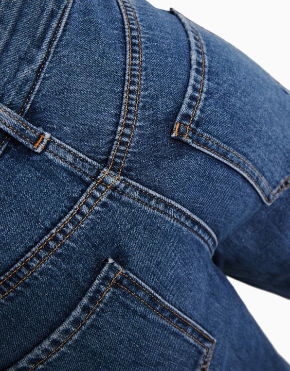 unisex Bershka široké džíny z 90. let P88443979 oblečení modrý