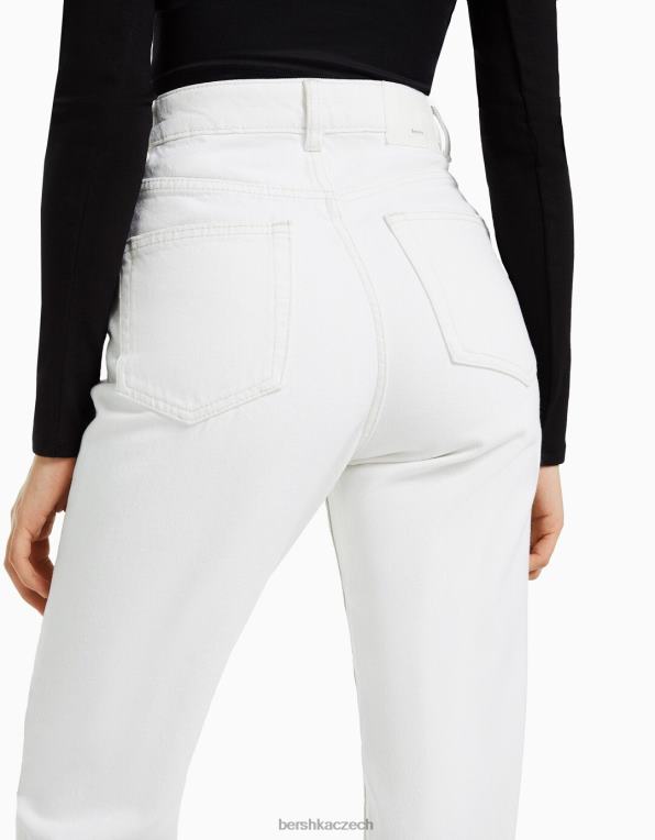 unisex Bershka máma džíny P88443940 oblečení bílý