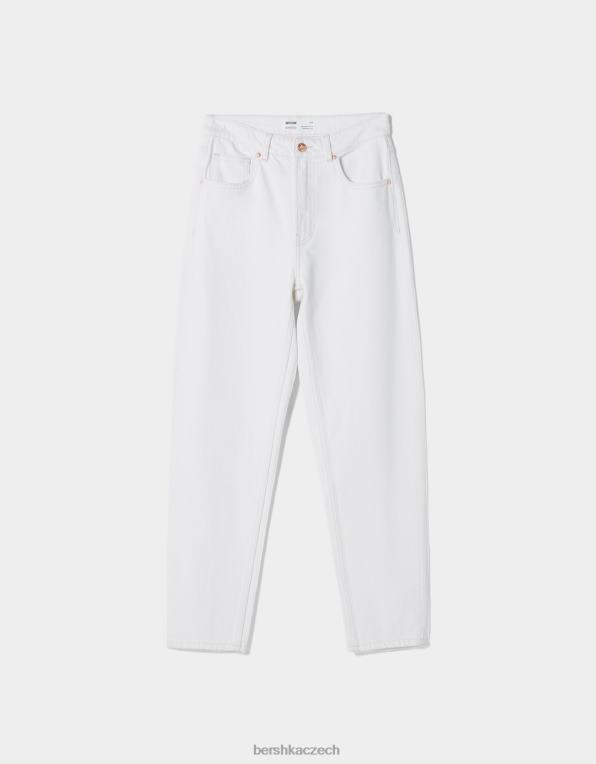 unisex Bershka máma džíny P88443940 oblečení bílý