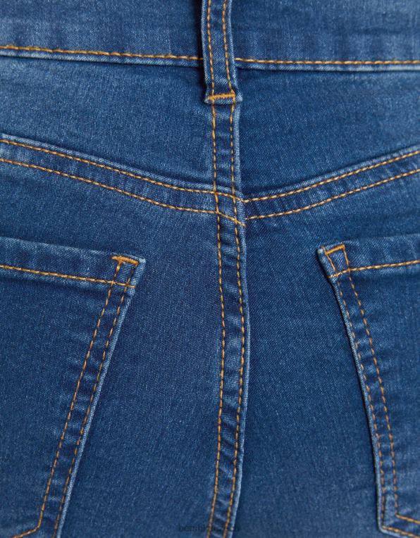 unisex Bershka push-up úzké džíny P88443971 oblečení modrý