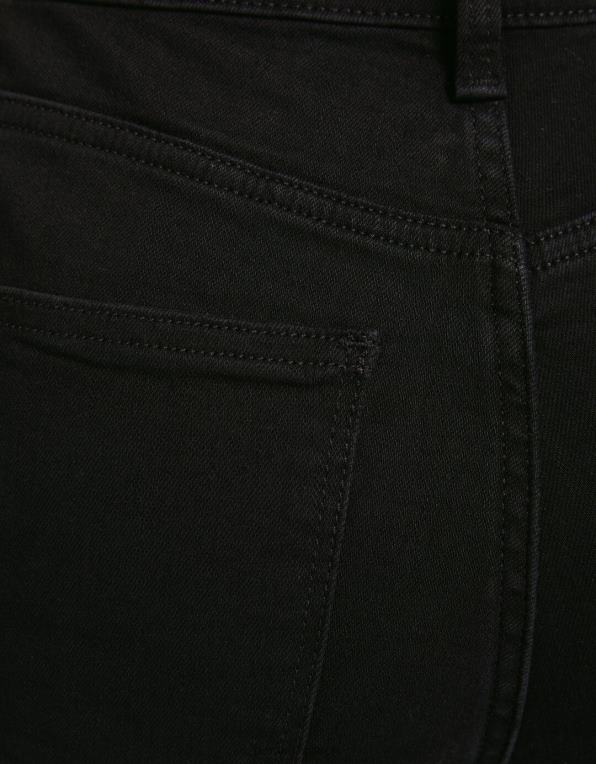 unisex Bershka rozšířené džíny P88443931 oblečení Černá