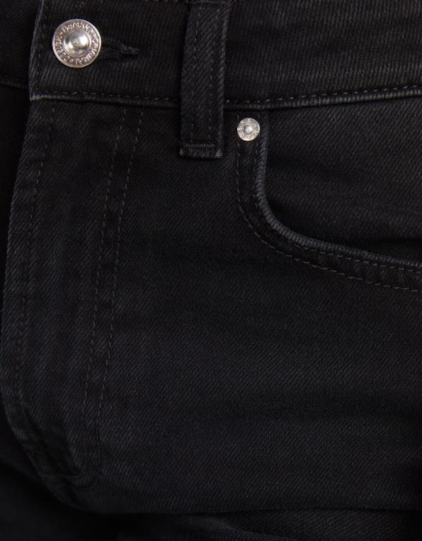 unisex Bershka roztrhané máma džíny P88443952 oblečení Černá