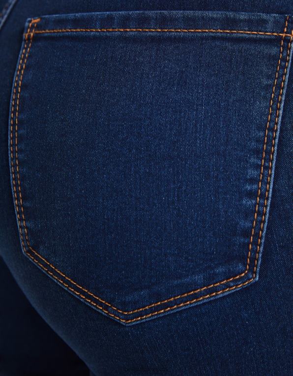 unisex Bershka super vysoké džínové legíny P88443934 oblečení modrý