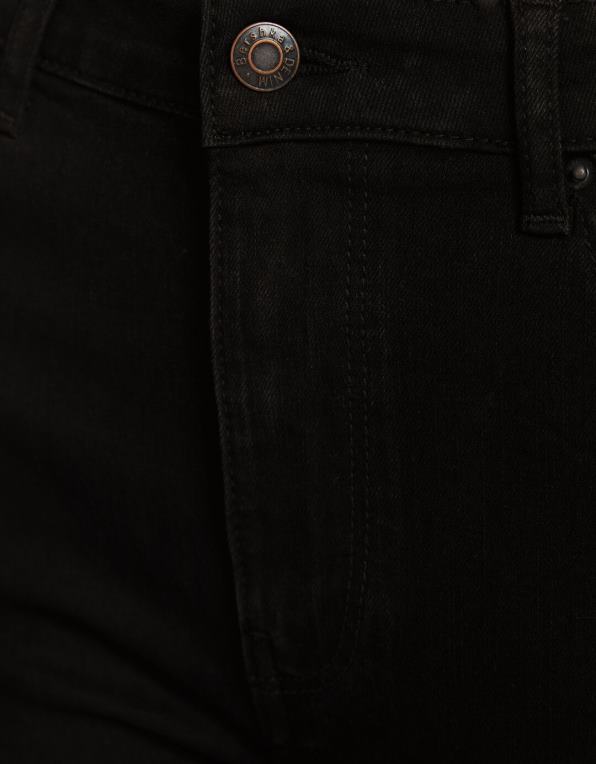 unisex Bershka úzké vysoké džíny P88443968 oblečení Černá