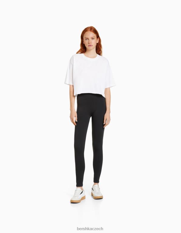 unisex Bershka bezešvé push up legíny P88443897 oblečení tmavošedý