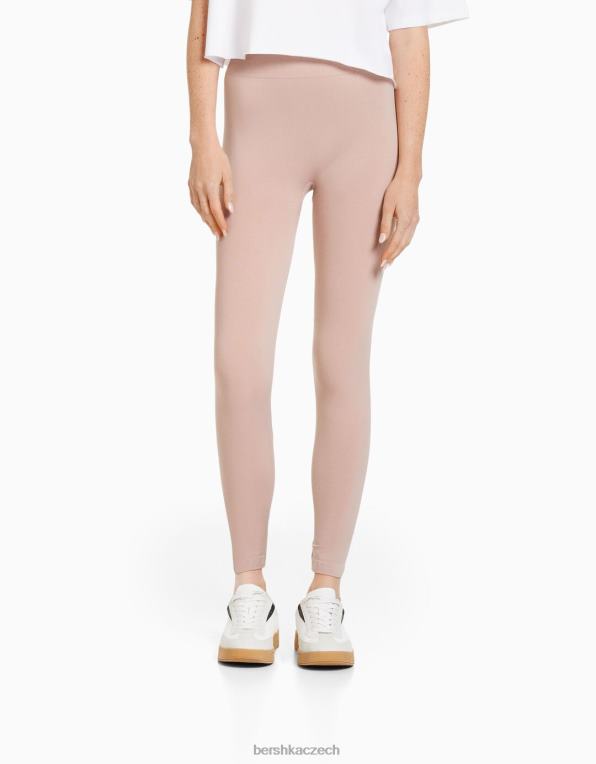 unisex Bershka bezešvé push up legíny P88443898 oblečení růžový